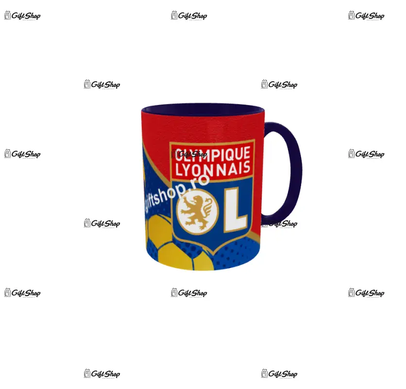 Olympique lyonnaus, cana personalizata cu poza, model 3312